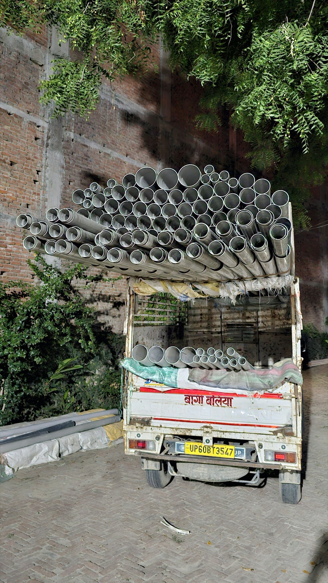 Perfit pipes loaded for dispatch