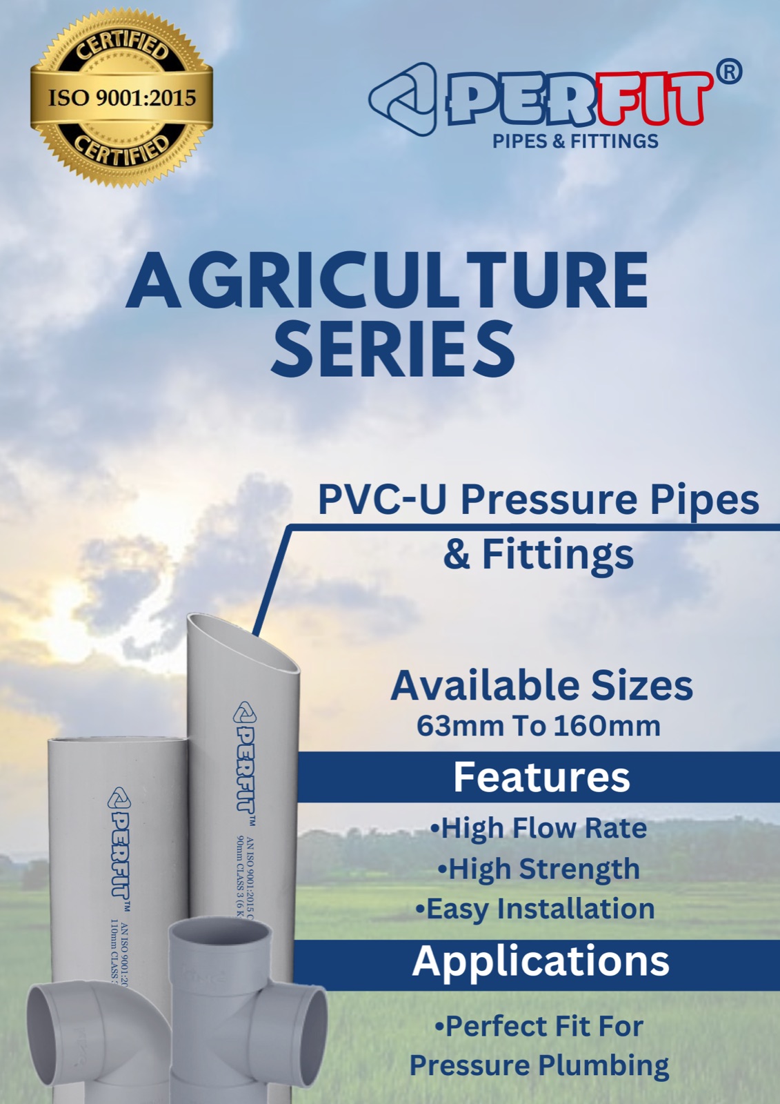 Perfit Agriculture Series PVC-U pressure pipes & fittings
